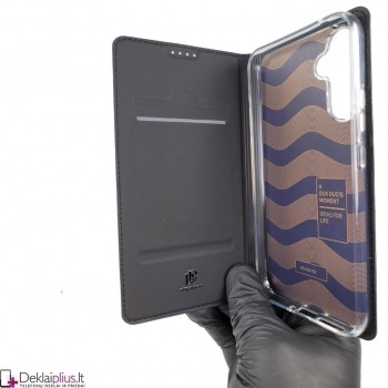 Dux Ducis Skin Pro dirbtinės odos dėklas - juodas (Samsung A34 5G) Dux Ducis Skin Pro dirbtinės odos dėklas - juodas (Samsung A34 5G)
